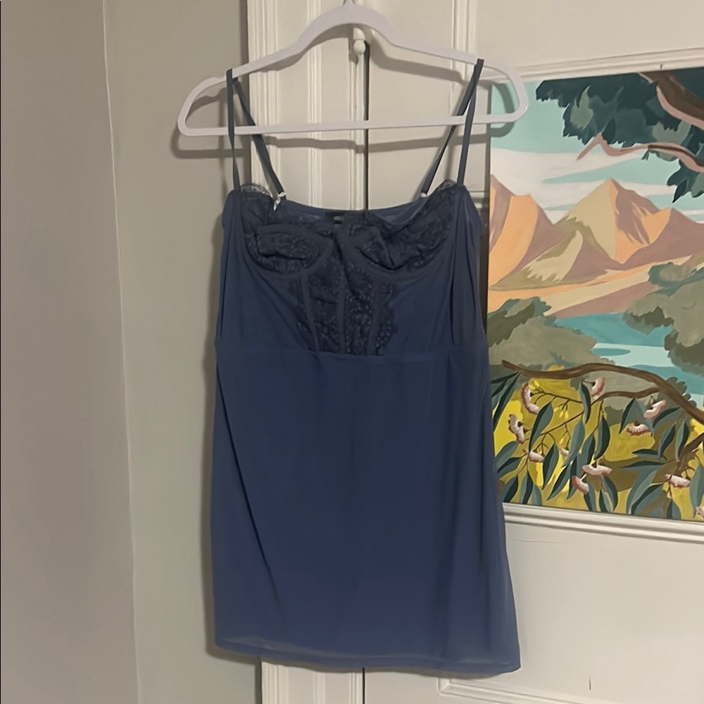 Urban Outfitters Blue Corset Dress